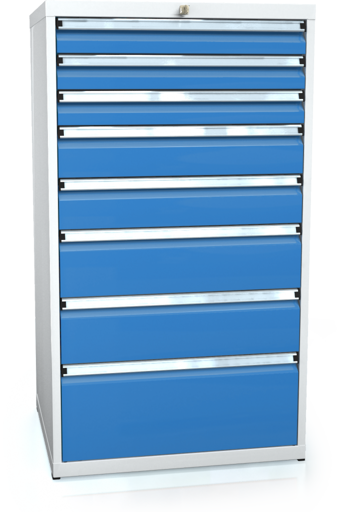 Schubladenschränke 1240 x 710 x 600 - 8x Schubladen